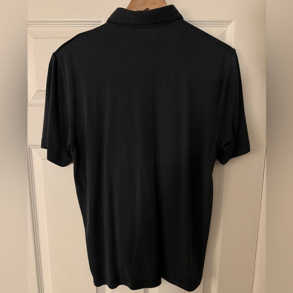 Theory Men's Black Polo Shirt - Picture 2 of 3